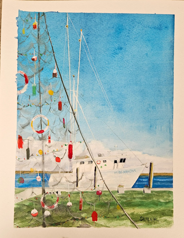 Apalachicola Christmas Tree by Jill Seiler