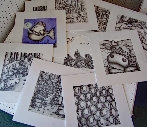 COLLECTION: Assorted Giclee Prints [square format] by Emma Smyth by Emma Smyth