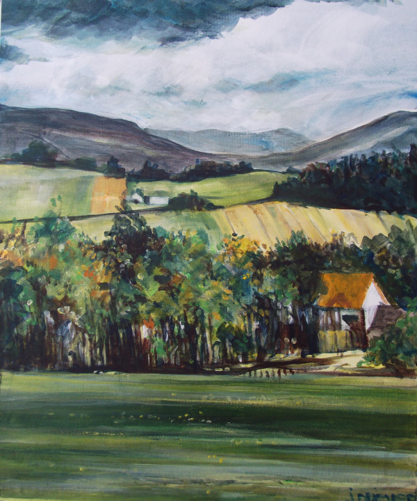 Up The Hill, Kirriemuir by Judith Drever