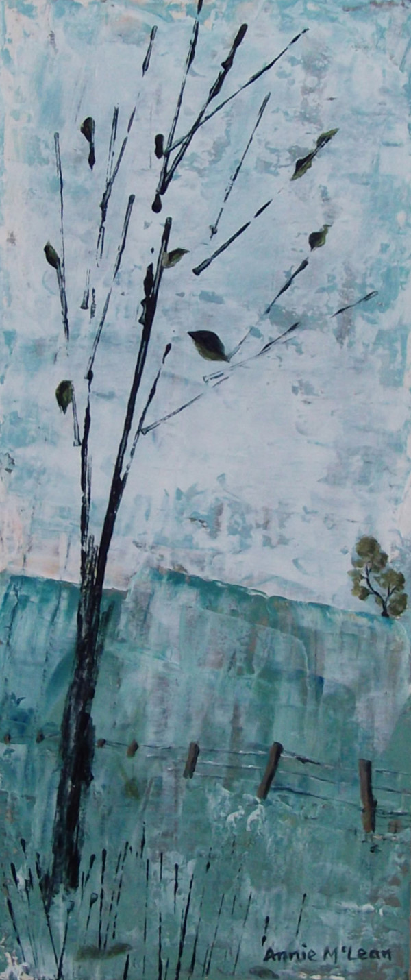 LONELY TREE - giclee print 7x17cm #3 of 300 by Annie McLean