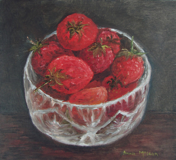 First Pickings - Strawberries by Annie McLean