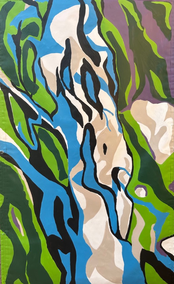 The Braded Parana River -2 Sided by Bette Ann Libby