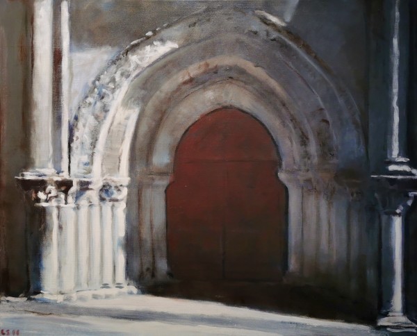 Red doors by Léon Spierenburg