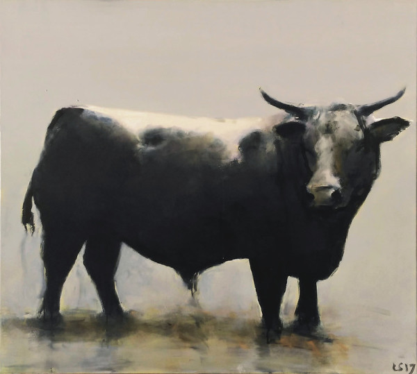 Black bull by Léon Spierenburg