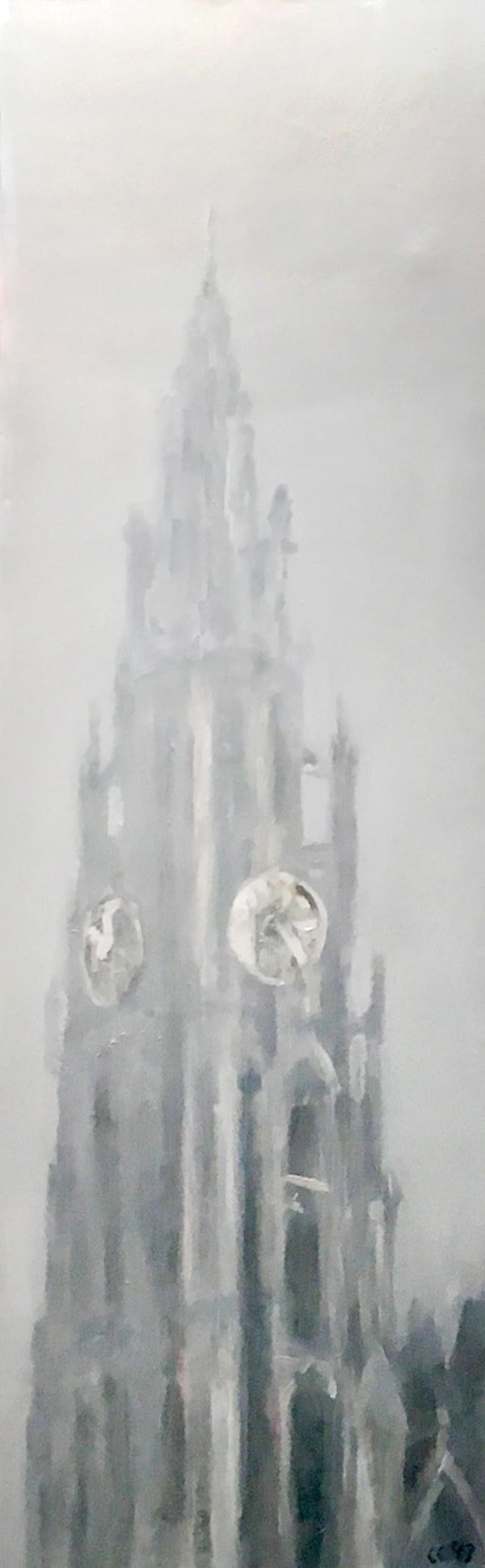 Antwerp cathedral tower by Léon Spierenburg