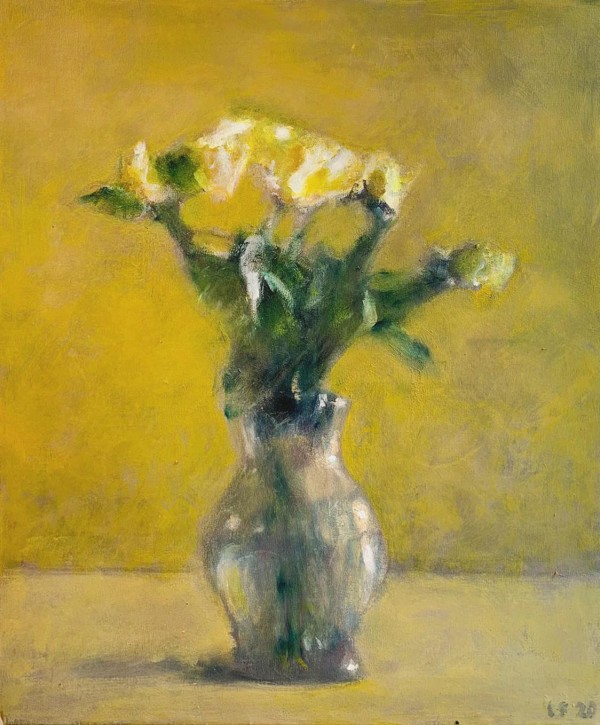 Flowers in yellow by Léon Spierenburg