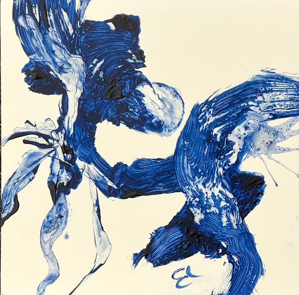 Firmly Rooted (in Ultramarine Deep) by Ellen Hathaway