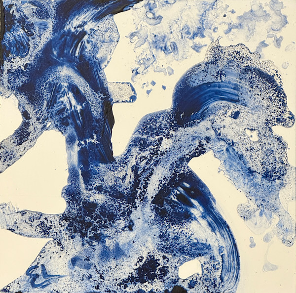 Savored Tears (in Ultramarine Deep) by Ellen Hathaway