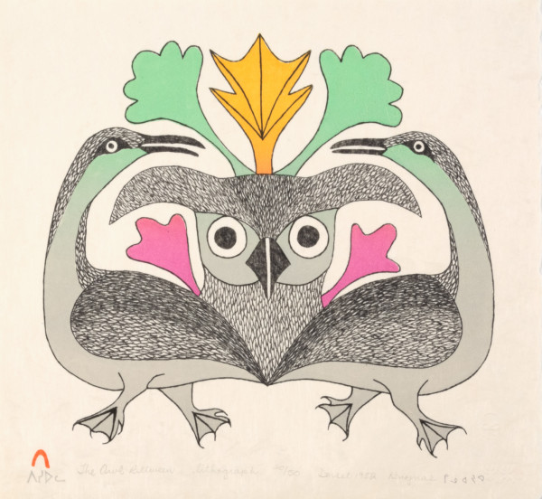 The Owl Between by Kenojuak Ashevak
