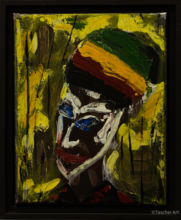 Blue-eyed Rasta by Tascher Art Studio
