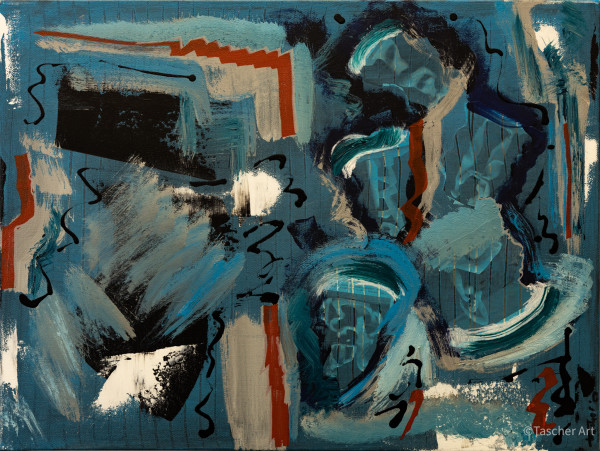 Dream in Blue by Tascher Art Studio