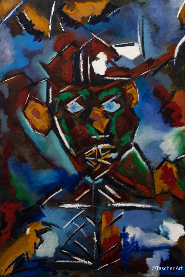 Monkey Mind by Tascher Art Studio