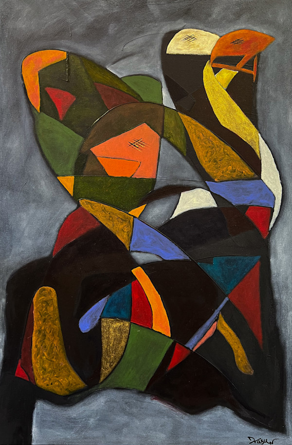 The Penguins Queen by Tascher Art Studio