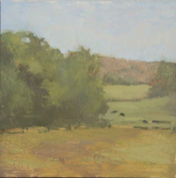 Just Around The Bend Plein Air by Beth Cole