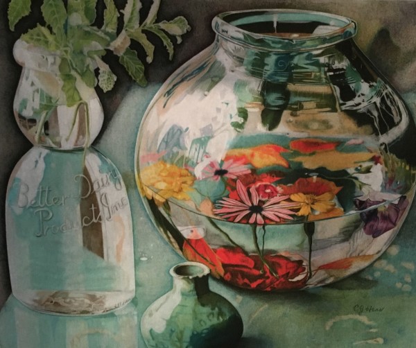 Floating Flowers by Carolyn J. Haas