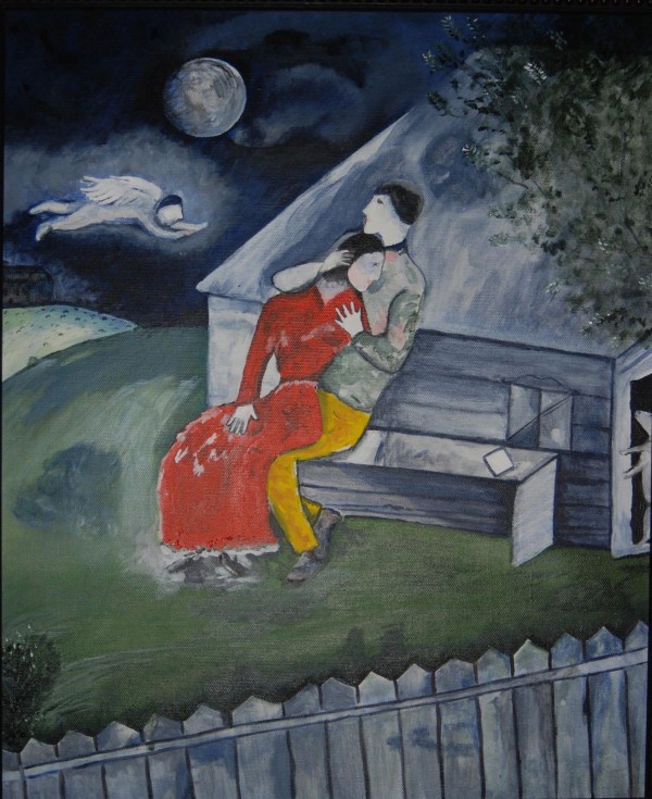 Chagall Replica by Carolyn J. Haas