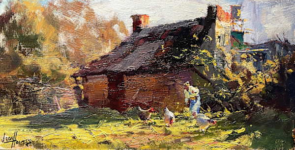 Feeding The Chickens