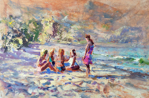 Beach Party by Leon Holmes