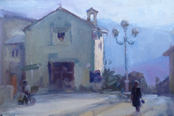 Leaving Lucignano