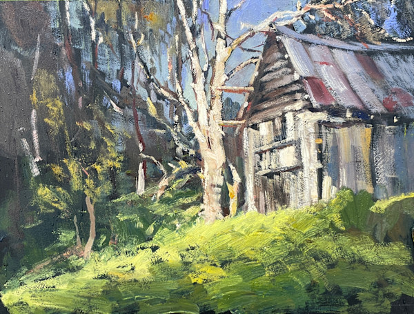 Barn Highlights by Leon Holmes