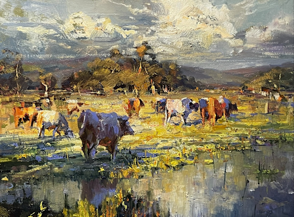 Swampy Paddock by Leon Holmes