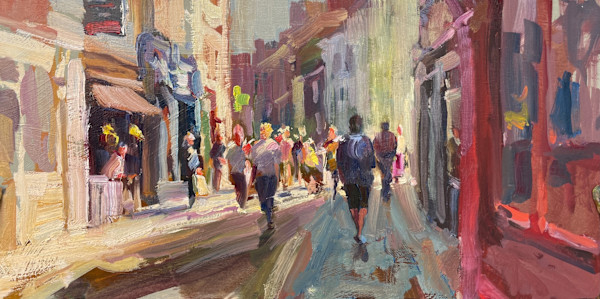 People Watching by Leon Holmes