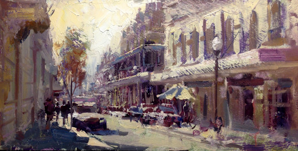 High Street In Campagne Light