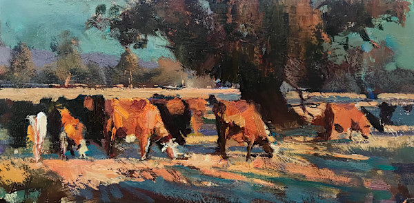 Evening Gathering by Leon Holmes