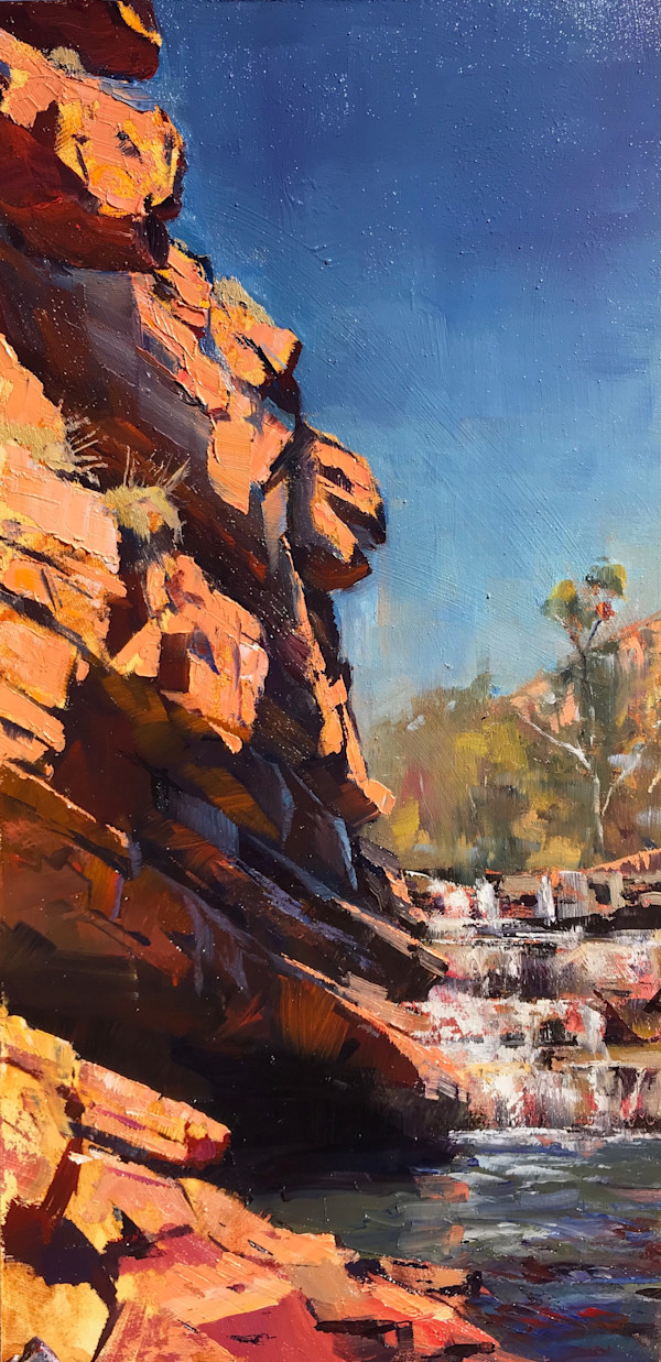 Bell Gorge Falls by Leon Holmes