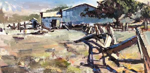 The Old Shearing Shed by Leon Holmes