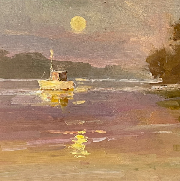 Subtle Moonrise by Leon Holmes, Image 1.