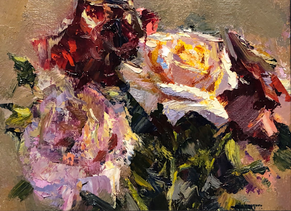 Rose Sketch 2 by Leon Holmes