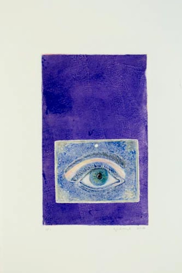 Milagro Eye-Purple by Lisa Z. Lindahl