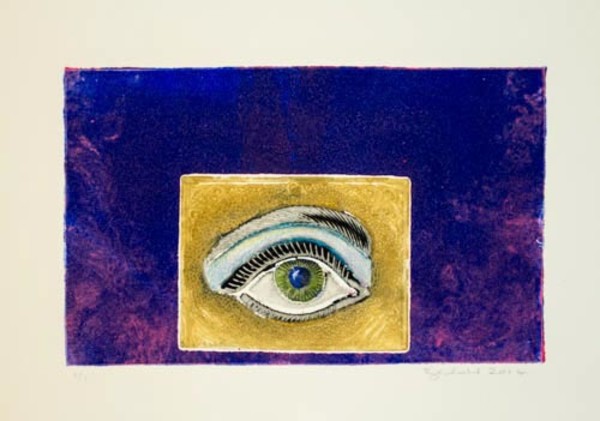 Milagro Eye-Gold by Lisa Z. Lindahl