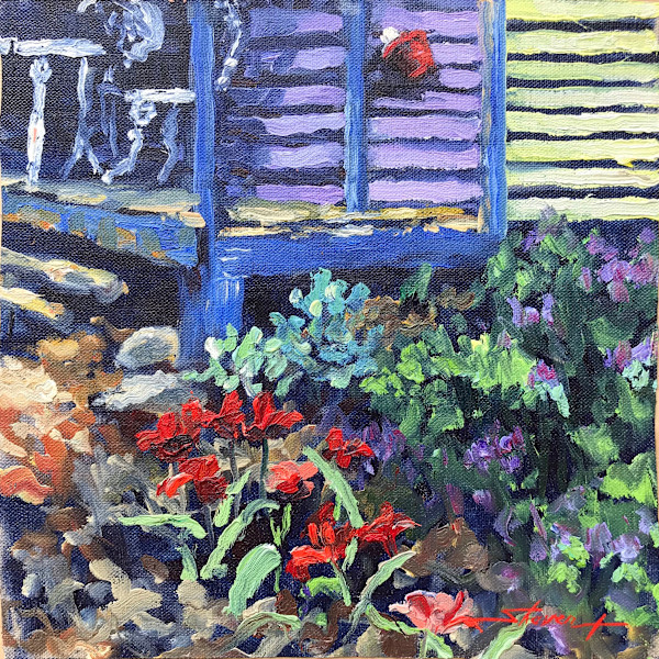 Corner Tulips by Sharon Rusch Shaver