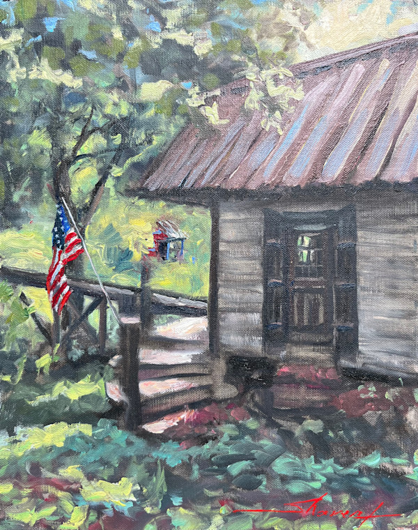 Plein July by Sharon Rusch Shaver