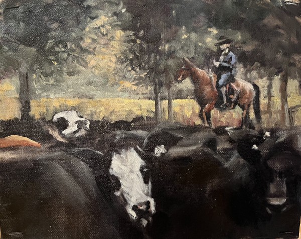 Cattle Drive by Sharon Rusch Shaver