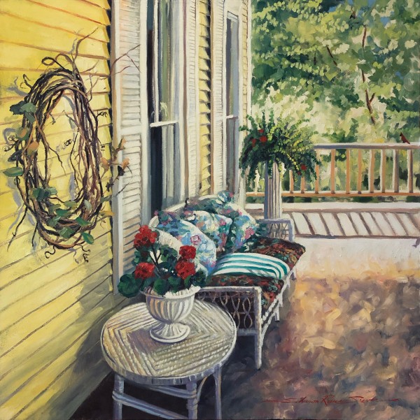 Jan's Porch by Sharon Rusch Shaver
