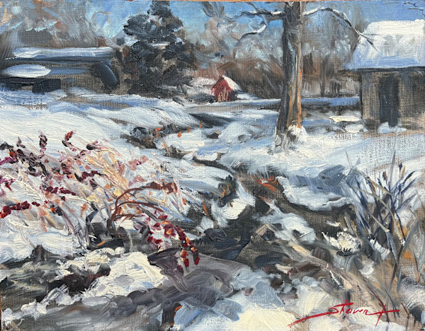 Plein Winter Beauty by Sharon Rusch Shaver