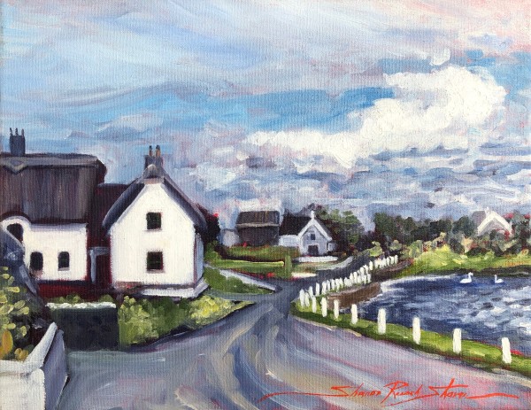Plein Ireland Moran's by Sharon Rusch Shaver