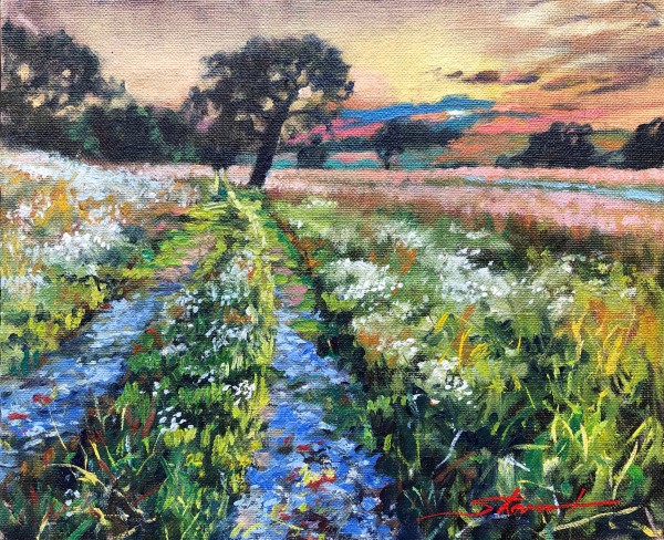 Late Summer Sketch by Sharon Rusch Shaver
