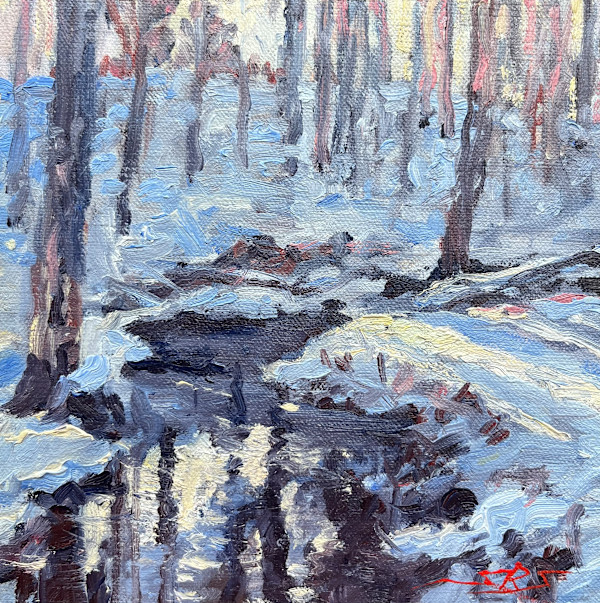Winter Sketch by Sharon Rusch Shaver