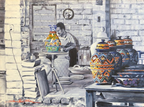 Talefero Pottery by Sharon Rusch Shaver