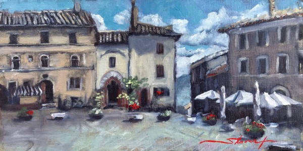 Montefalco, Italy by Sharon Rusch Shaver