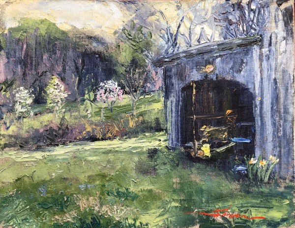 Plein Shed by Sharon Rusch Shaver