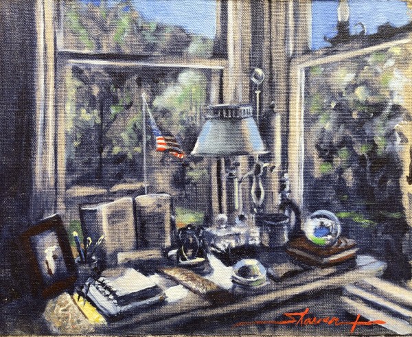 My Desk by Sharon Rusch Shaver