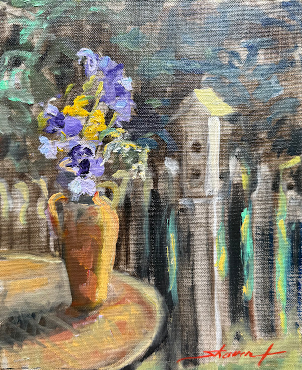 Plein Summer Iris by Sharon Rusch Shaver