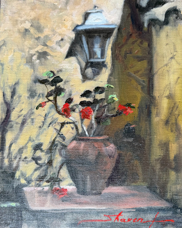Plein Still Italy Still Life by Sharon Rusch Shaver, Image 1.