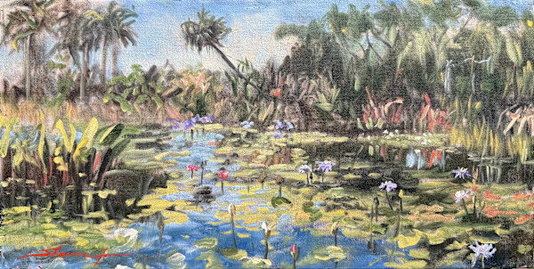 Plein Naples Botanic Park by Sharon Rusch Shaver, Image 1.