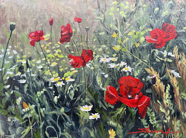 Poppies by Sharon Rusch Shaver, Image 1.